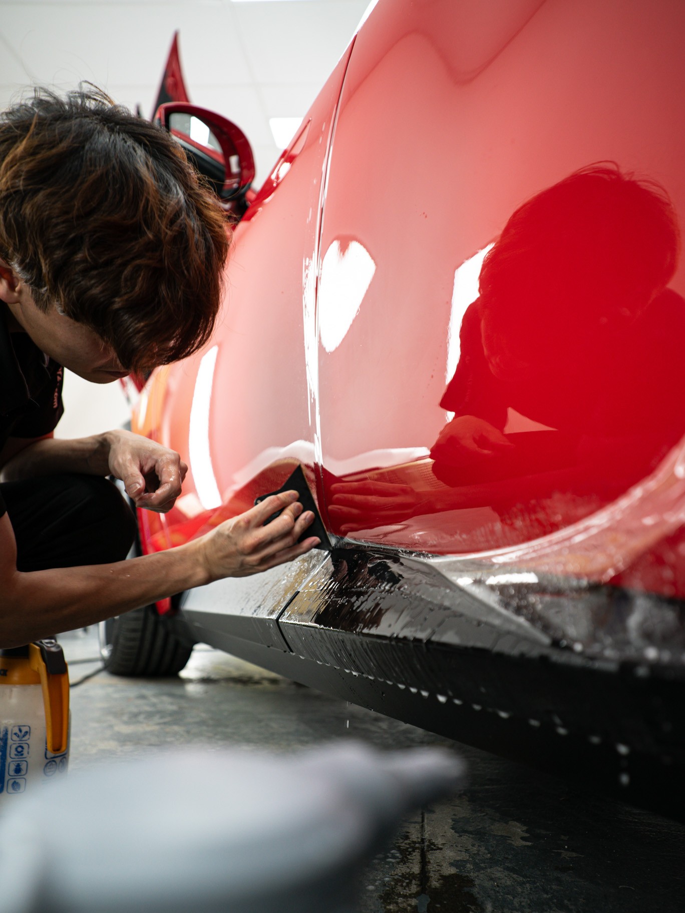PAINT PROTECTION FILM (PPF) car wrap car wrapping best car wrap singapore paint protection film wrapstyle by hyper 21 ferrari purosangue 3m pro150 gloss ppf 8